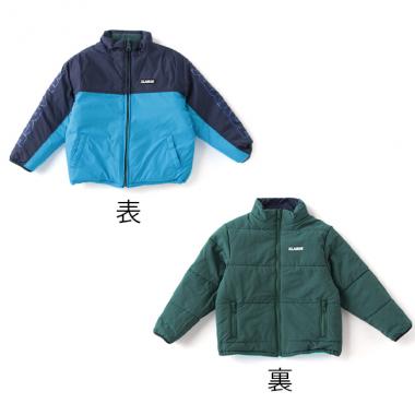 中綿入り リバーシブルブルゾン