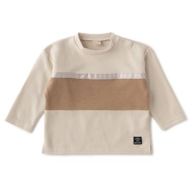 異素材切り替えTシャツ