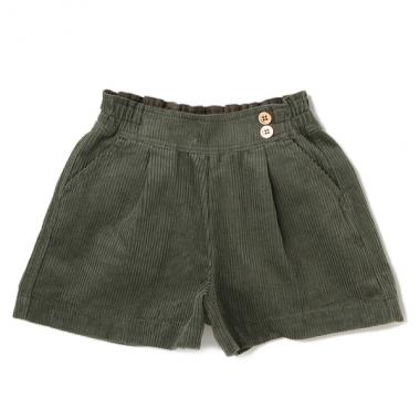 ウエストボタンキュロット