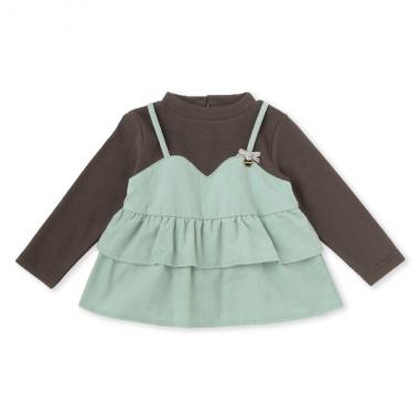 コーデュロイキャミドッキングTシャツ
