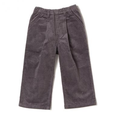 コーデュロイタック入りワイドパンツ