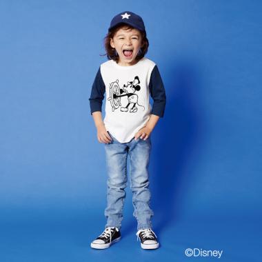 DISNEY7分袖Tシャツ