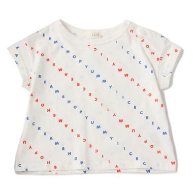 ななめロゴプリントビックTシャツ