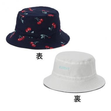 リバーシブルバケットハット