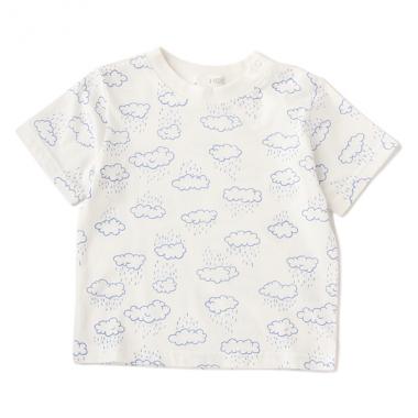雲総柄Tシャツ
