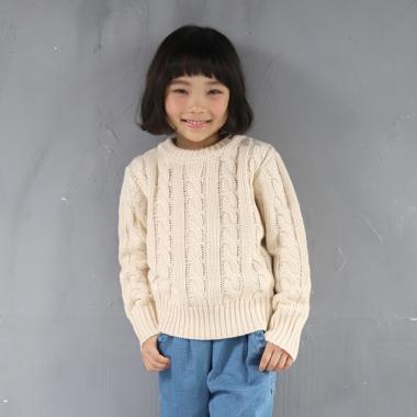 【オンライン限定】ウォッシャブル ケーブル編みセーター