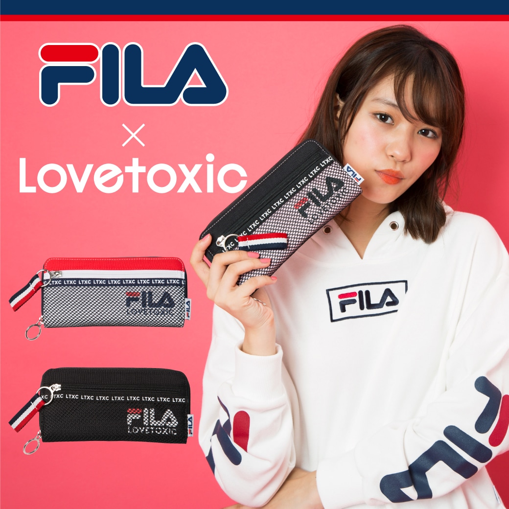 人気スポーツブランドFILA×Lovetoxicのコラボ長財布 大好評発売中!